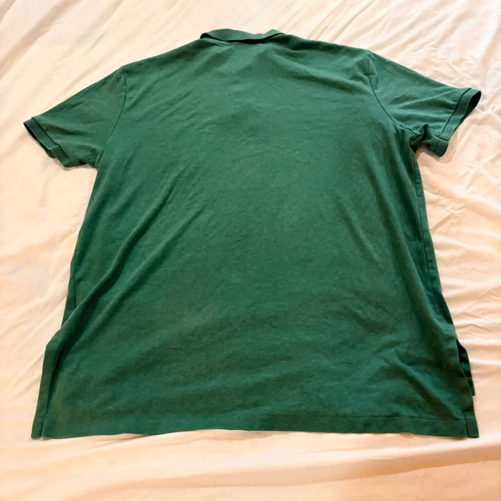 Polo Ralph Lauren Mens XL Heather Green Short Sleeve Cotton Jersey‎ Polo Shirt